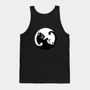 Cat Yin and Yang Tank Top